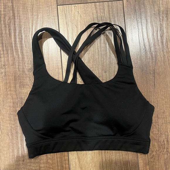 Athleta Other - Athleta Black Cross-Back Strappy Sports Bra